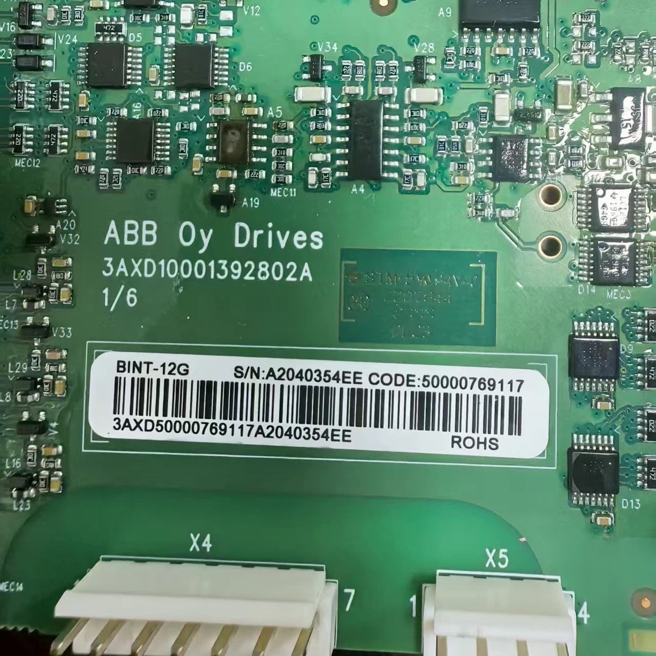 ABB控制板卡BINT-12G 原装现货3AXD500007