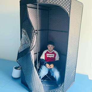 五边便携式 桑拿炉汗蒸房SAUNA桑拿浴全身单人汗蒸箱可拆卸折叠