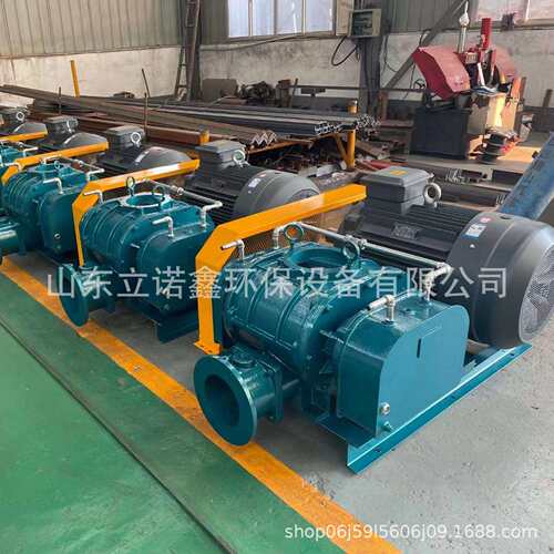 SR80型三叶罗茨压鼓风机22KW气力输送除尘脱硫脱硝罗茨鼓风机