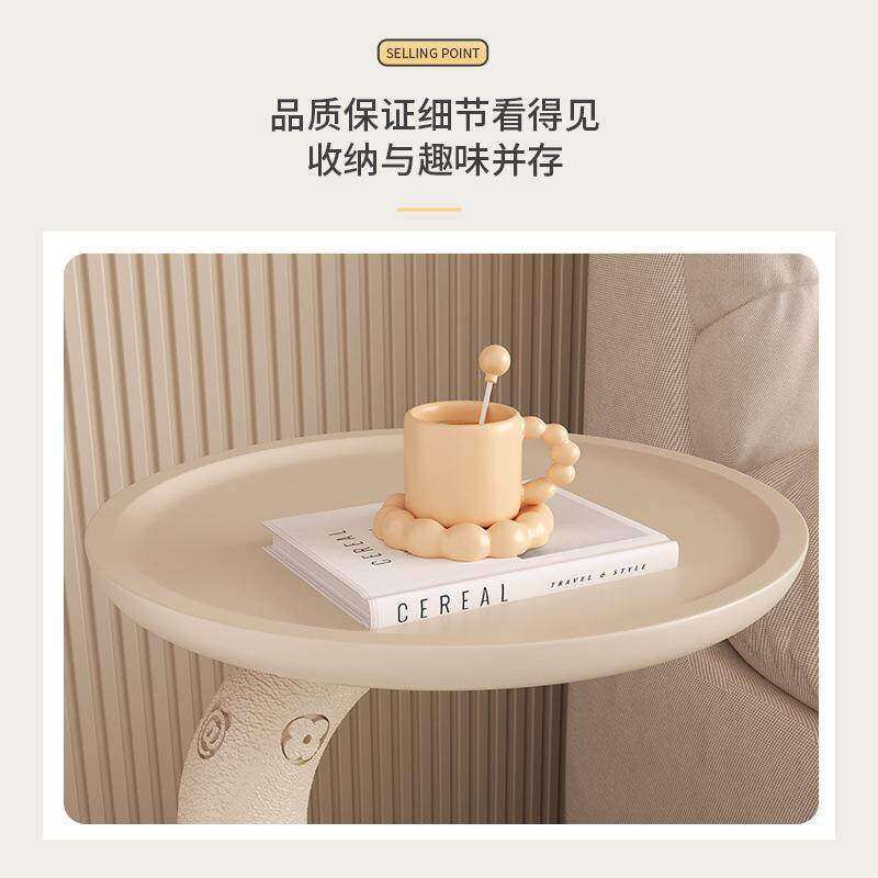 大象落地摆件奶油风客厅电视柜旁沙发边几卧室床头柜桌子托盘收纳