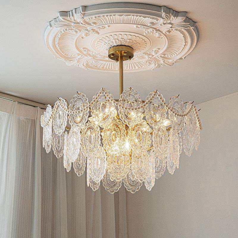 简约轻奢吊灯北欧客厅餐厅卧室水晶灯具灯饰分子灯大气卧室新款灯