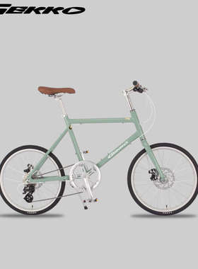 GEKKO铝合金20寸小轮径直把公路车MV100碟刹男女学生超轻自行车