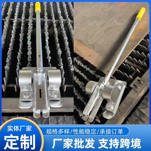激光剑栅除渣机齿条焊渣切割平台熔渣清渣工业用手动除渣机