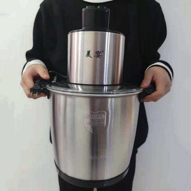 美宴绞肉机商用大容量全钢10L电动多功能家用料理搅碎肉饺馅菜机