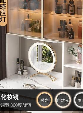 NMS梳妆台卧室简现代网红轻奢约小型电桌书桌收纳柜一脑体妆迷你