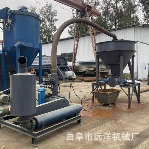 150型号污泥抽料机酒糟抽料机负压石块砖头抽料机隧道吸料机淤泥