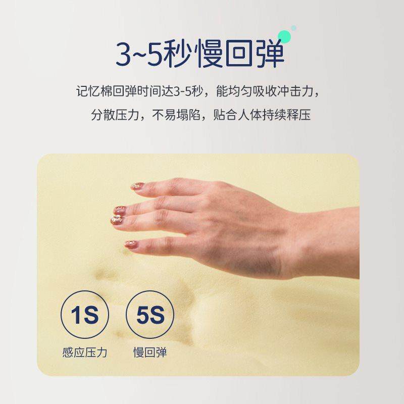 跨境恒温凝胶记忆棉学生床垫床褥酒店零压海绵宿舍薄