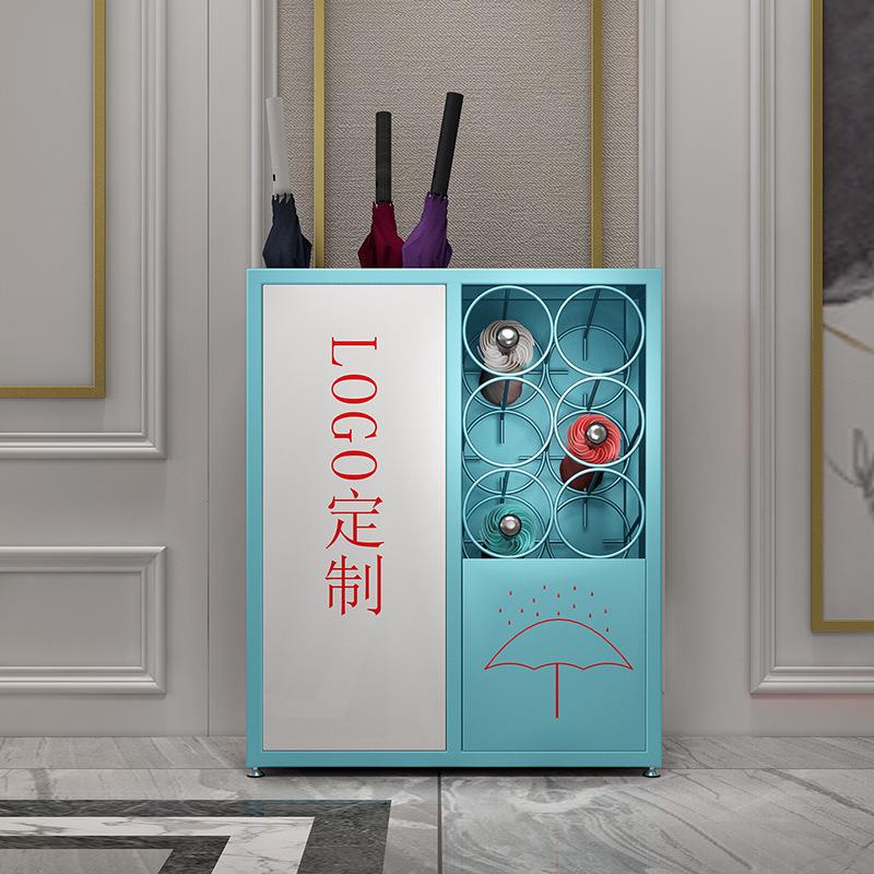 现代疯抢极简铁艺雨伞架 酒店大堂学校入户金属雨伞桶雨伞收纳架