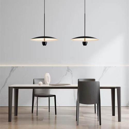 意式极简飞碟餐厅灯具北欧设计师别墅样板房个性岛台吧台装饰吊灯