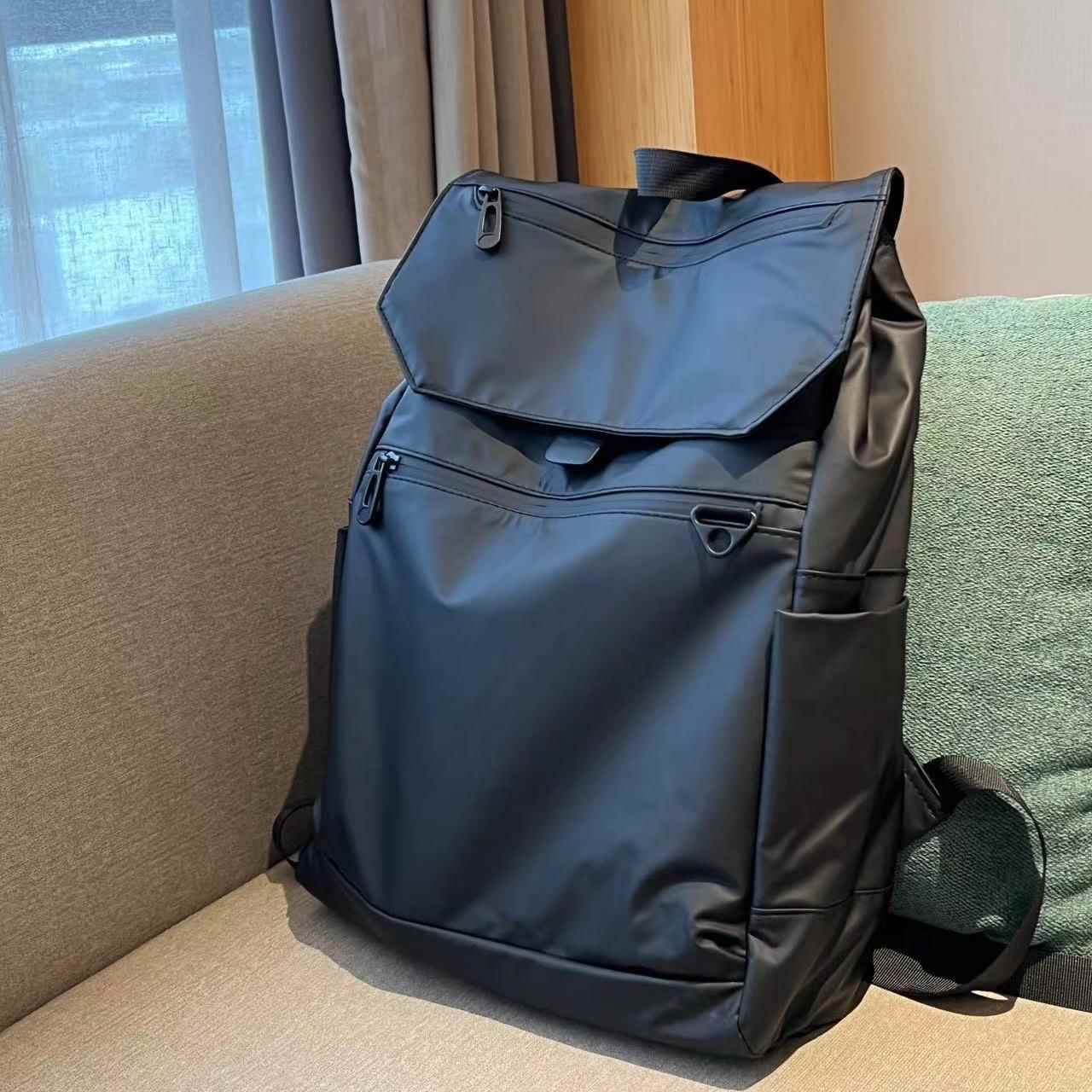 欧美牛津布揹包女包电脑包男士防水通勤大容量情侣双肩包学生书包