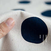 包面料 台湾加厚手工diy布料面料复古不规则水玉波点服装 1码 价