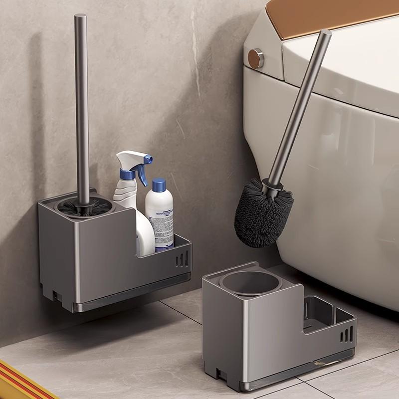 卫生间坐便器马桶打孔马桶刷架