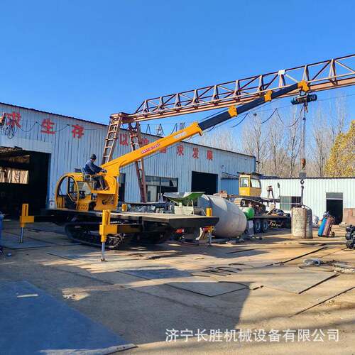 8吨建筑工地履带随车吊园林绿化农用随车吊出口品质履带小吊车