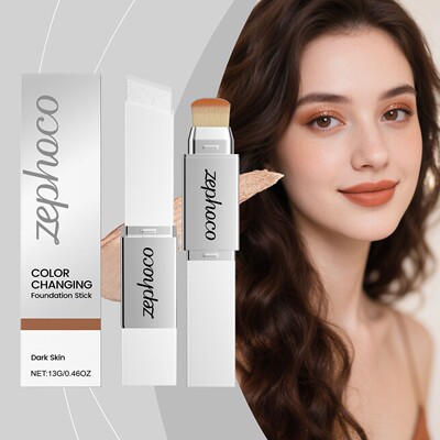 Zephoco Deep Skin Tone Foundation Stick - Hydrating, Smooth
