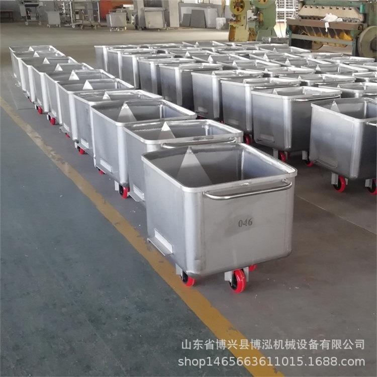 304不锈钢食品桶车 肉桶车 肉料车 肉类物料周转车 200L料车