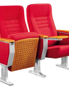 礼堂椅连排椅LW-P909R铝合金脚架排带写字板座报告厅议椅会室阶梯