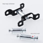 二合一连接器隐形二合一紧固件家具木工板五金配件螺丝衣柜层压板