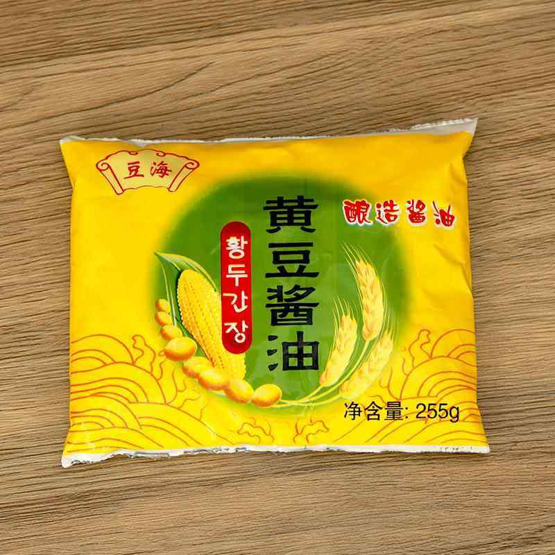延边朝鲜族豆海酿造黄豆酱油1件免邮255ml *10袋生抽凉拌老式酱油