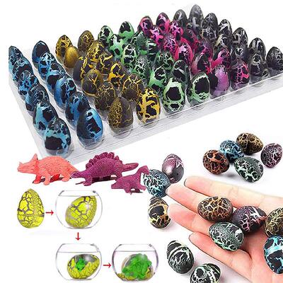 10pcs/set Magic Dinosaur Eggs Hatching In Water Growing Dino