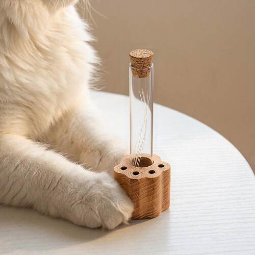 猫咪胡须收集瓶猫狗宠物毛发收纳纪念许愿瓶收集猫须猫胡子收集瓶