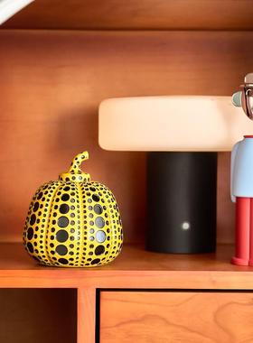 波点南瓜摆件客厅酒柜电视柜玄关轻奢高档小众艺术高级感装饰品