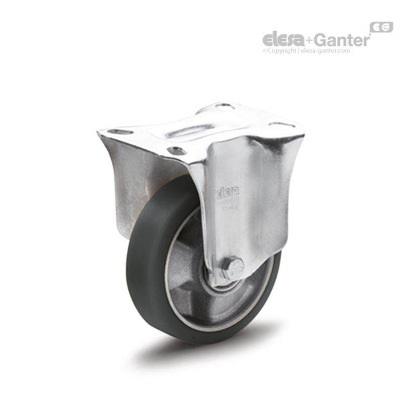 Elesa Ganter伊莉莎冈特 RE.F5-N-ESD 带钢板支架的脚轮