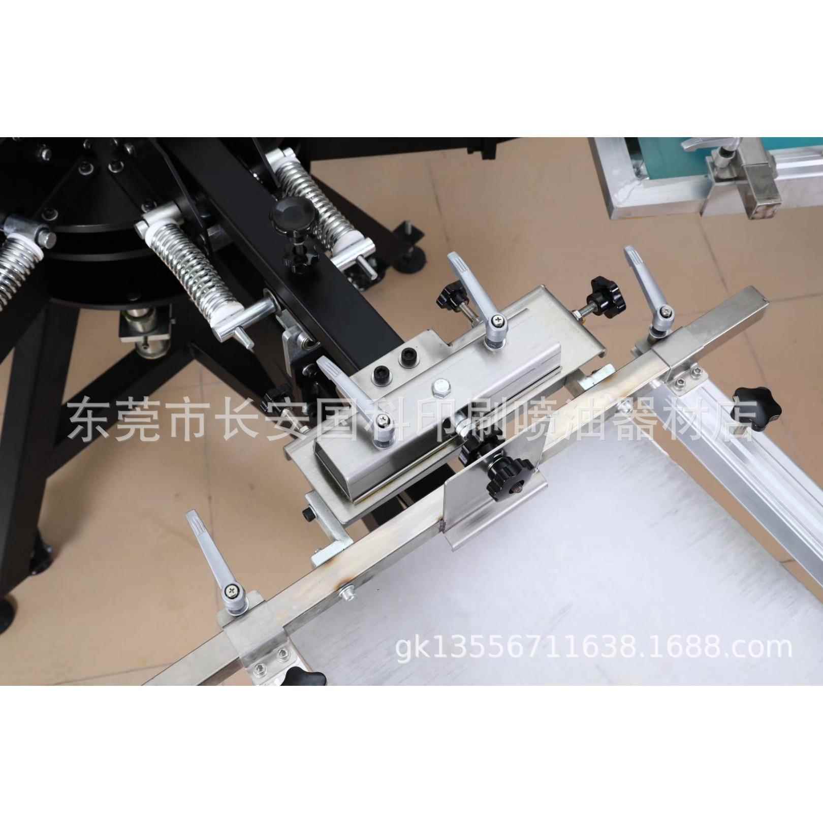 E101服装丝印机T恤台印丝机手动印花跑台印花机操作简单易学