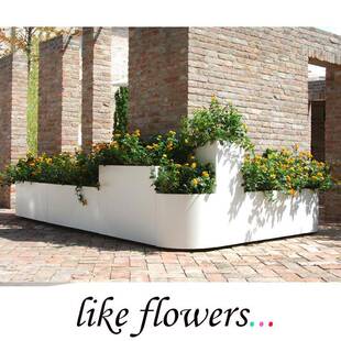 玻璃钢户外花箱高架桥道路花槽商场商业街花钵异形大花盆厂家花卉