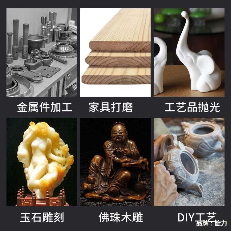 无极调速双机头布轮抛OBG光台式砂亚克力打磨锈机不钢轮机小型玩