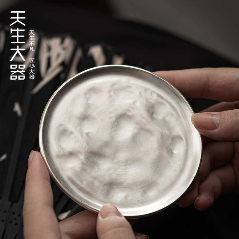 日式瓷包银茶杯垫复古茶杯托防滑杯托做旧陶瓷杯垫茶道零配件批发,餐饮具,茶托,淘宝优惠券,粉丝福利购,淘宝优惠卷