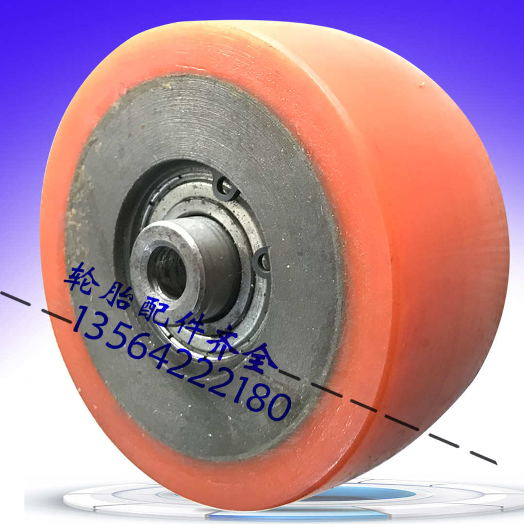 电动叉车辅助轮无锡大隆威士托盘车堆高车平衡轮100X45-42万向轮