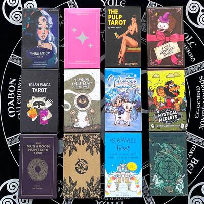 7*12cm大尺寸英文版塔罗牌Tarot card 带纸质说明书 Oracle Cards