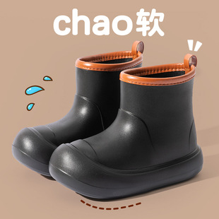 防滑防水鞋 雨鞋 女款 成人柔软日系时尚 雨靴 外穿轻便耐磨雨靴可爱