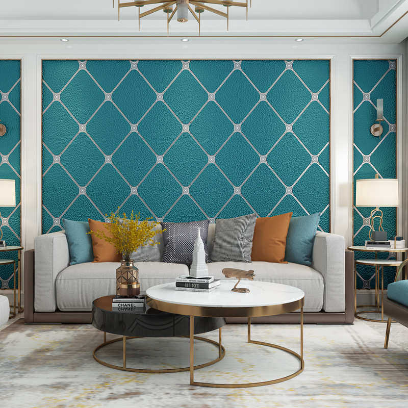 菱形现代简约壁纸客厅电视背景墙影视墙无纺布鹿皮绒壁纸,家装主材,自贴墙纸/自粘墙纸,淘宝优惠券,粉丝福利购,淘宝优惠卷