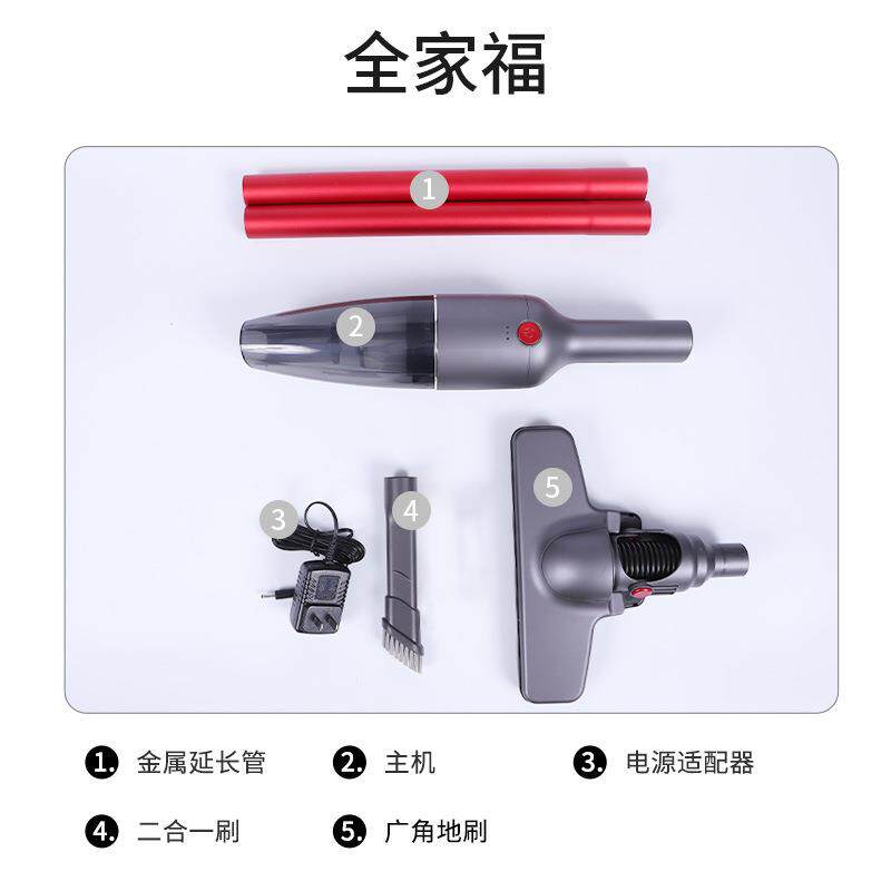 新款车载吸尘器便携手持吸尘器无绳迷你吸尘器大功率充电式吸尘器