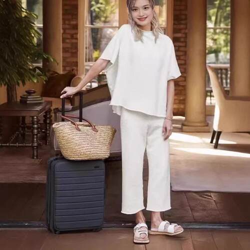 Danedvi Women's Plus Size 2-Piece Matching Loungewear Set