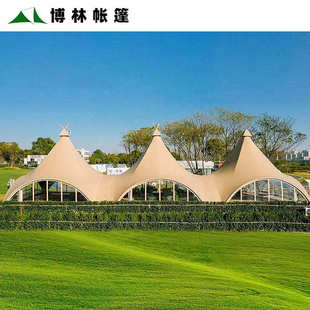 户外大型印第安穹顶天幕双联三联天穹帐篷露营团建营地网红帐篷