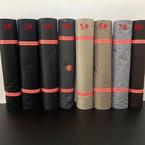 新款直销领底呢高定西装领底绒布 针刺棉无纺衬布 西装大衣领底尼