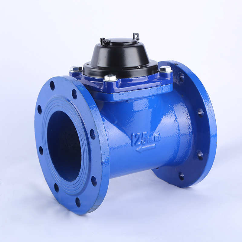 厂家货源80螺翼式可拆干式机械水表 法兰冷水表光电直读水表