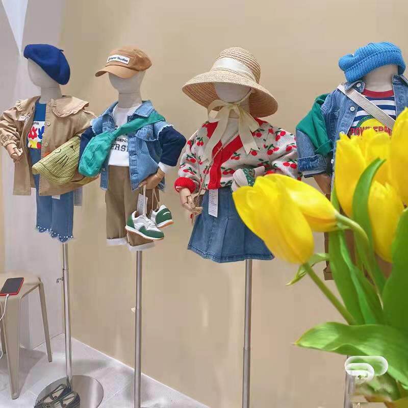 儿童模特道具半身男女小孩婴儿衣服展示架人台服装店全身童装模特