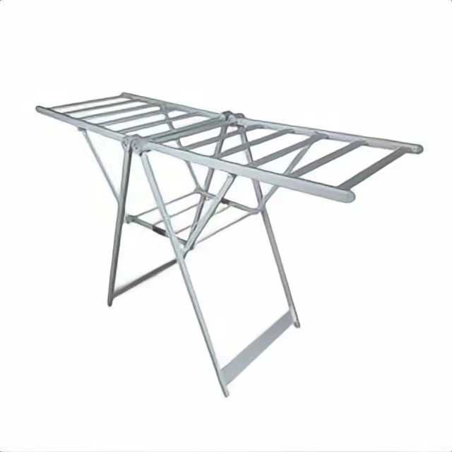 落地衣服收纳阳台铝合金可家用卧室定制折叠晾晒被子晾衣架