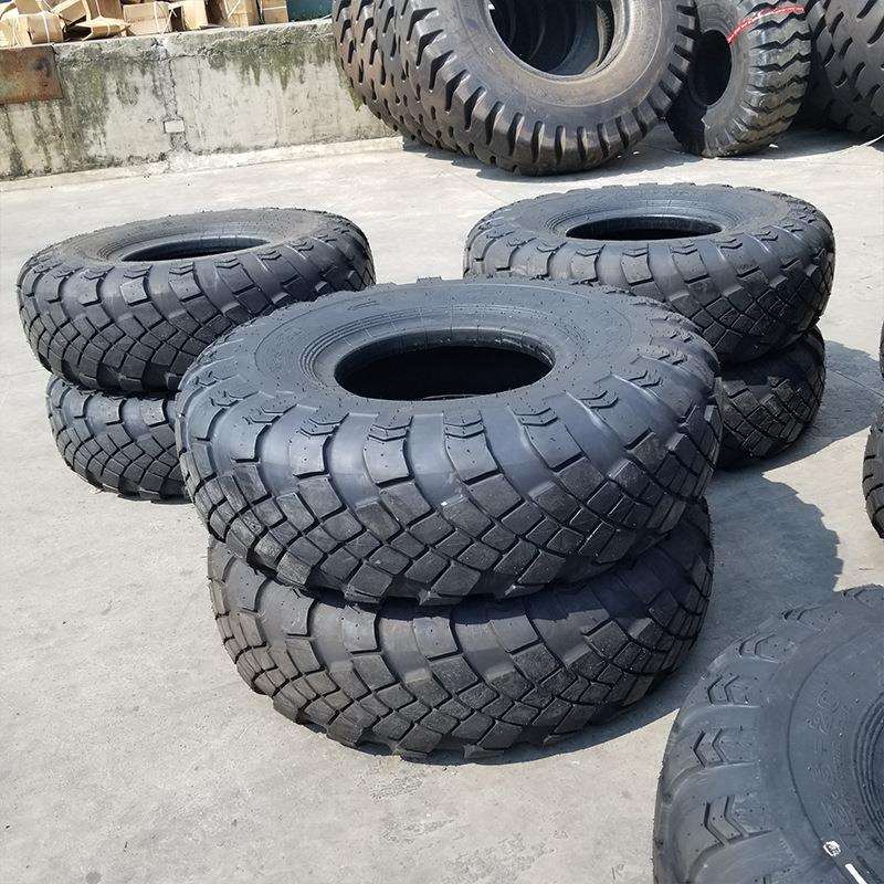 15.5-20越野车重型卡车炮车轮胎E-2花纹尼龙成套工程机械轮胎