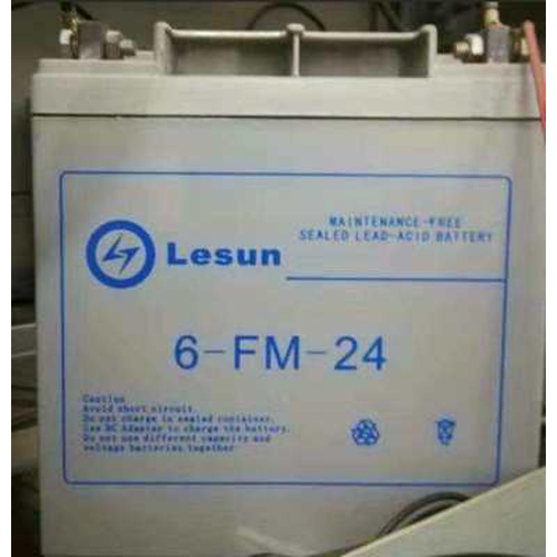Lesun蓄电池6-FM-100/12V20/24A/38/40/65/100A机房电源UPS直流屏