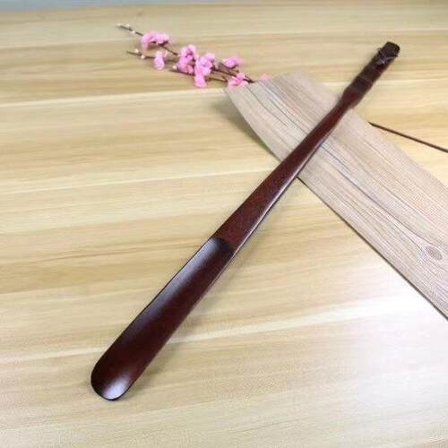 实木鞋拔子长柄家用胡桃木孕妇穿鞋神器木质加长鞋扒不弯腰提鞋器