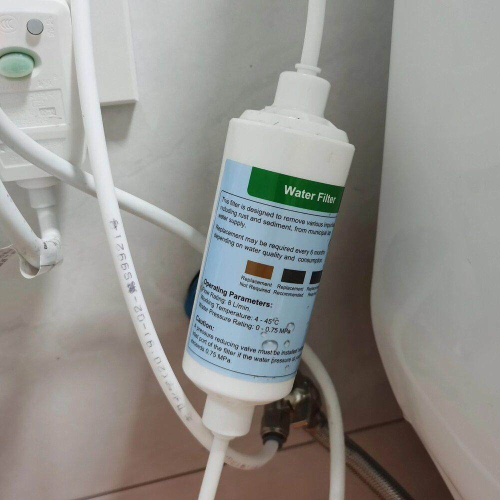 智能马桶盖前置过滤器2分快接6mm管直通净水滤芯通用款适配多品牌