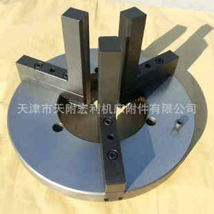 WP320 3通孔155数控机床中玻璃卡盘气动三爪卡盘玻璃机术卡盘