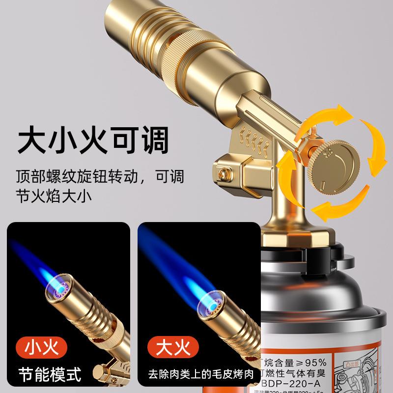 新款直销全铜喷火枪点火器烧猪毛喷灯户外家用喷火烤枪高温火枪便