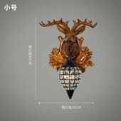 饰背个性 批发 酒吧创意鹿头壁灯客厅装 欧式 鹿角北床头 店铺