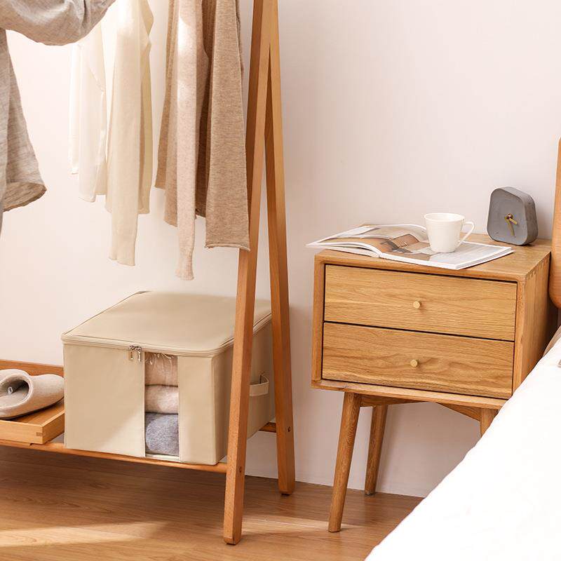 衣服被子收纳被箱纳布可视收纳艺收盒家用床下底整理棉储物箱折叠