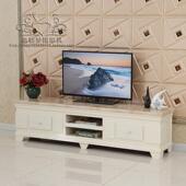 欧式 地柜客厅小户型家俱 大理石电视柜功夫茶几组合简约实木中式